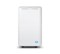 Prem-I-Air 10L Compressor Dehumidifier, Adjustable Humidity, Water Full Alarm, Quiet Operation, Continuous Drain, Washable Filters, Castors, Laundry Drying Mode, For use in Home, Office and Shop.