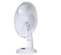 Prem-i-air 16" (40 cm) White Oscillating Desktop Fan with 3 Speed Settings, ideal for home or office use, this fan sits comfortable in most work spaces.