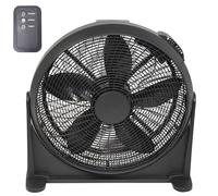 Prem-I-Air 70W 3 Speed 20-inch Floor Fan With Remote - Black - EH1681 - Return Unit