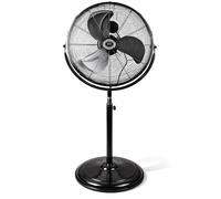 Prem-i-air 20" Industrial High Velocity Floor Fan - 3 Speed Stand Fan with 360° Adjustable Head, Powerful Cooling & Heavy Duty Base for Home, Office, Gym or Garage