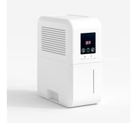Prem-i-air Compact Peltier Dehumidifier 500ml/day, 2L Tank, Auto Shut-Off & Warm Air, Wall Mount or Freestanding, Low Power 42W, Quiet, Brushless Fan, Small Rooms