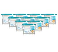 Prem-I-Air Desiccant Moisture Absorber Drying Dehumidifier Reduces Damp, Humidity & Condensation in Wardrobes, Cupboards, Home, Kitchen, Bedroom, Caravan, Office, Basement 500ml Absorption Pack of 10