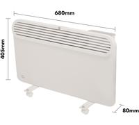 Prem-I-Air 1.5kw Electronic Panel Heater with Programmer - EH1554