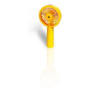 Prem-I-Air Usb Rechargeable Hand Held Mist Fan With Bottle Yellow