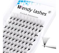 Premade Fans Eyelash Extension 12D D Curl 0.07mm 13mm Pre Fanned Russian Volume Lashes Middle Tap Volume Lash Extensions(12d-0.07-d-13)