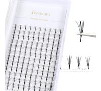 Premade Manga Lash Extensions 5D W Shape Eyelash V-Shaped Pyramid Spire Volume Fans Lashes Cluster,9-15mm Anime Cosplay Makeup Eyelashes (5D Fairy 10mm, C Curl)