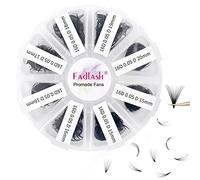Premade Volume Eyelash Extensions 16D 0.05 D Curl 1000pcs Russian Lashes15-20mm Mixed Tray Pre-Made Russian Lashes Handmade Promade Loose Fans