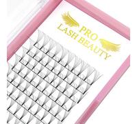 Premade Volume Eyelash Extensions 7D-C-0.07-16 Short Stem Premade Fans Eyelash Extensions 9 to 20 mm C D Curl Pre made Lash Fans 3D 5D 7D Volume Lash Extensions .07 .10(16mm, 7D-C-0.07)