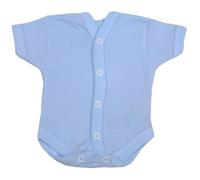 Premature Early Baby Clothes SCBU/Neonatal Bodysuit/Vest 0-7.5lb Blue 32-38cm