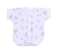 Premature Early Baby Clothes SCBU/Neonatal Bodysuit/Vest 5.5-7.5lb Pink Teddy 44-50cm