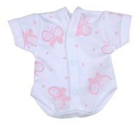 Premature Early Baby Clothes SCBU/Neonatal Bodysuit/Vest Pink Butterfly 5.5-7.5lbs 44-50