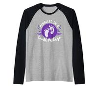Prematurity Awareness Preemie Premature Birth Raglan Baseball Tee
