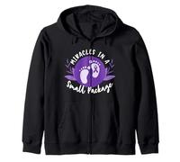 Prematurity Awareness Preemie Premature Birth Zip Hoodie