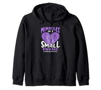Prematurity Awareness Preemie Premature Birth Zip Hoodie