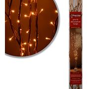 Premier 1.2m Gold Twig with 80 Rice Lights Christmas Lights LV081489