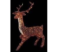 Premier 1.4m Soft Acrylic Reindeer with 300 Twinkling Warm White LEDS