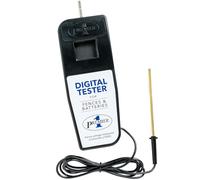Premier 1 Dual Electric Fence & 12V Battery Digital Voltage Tester | Checks energizer, fence & 12V battery voltage in one device. Simplifies troubleshooting. No need for separate testers.
