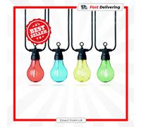 Premier 10 Connectable Multi Coloured LED Christmas Lights Indoor Outdoor Decor