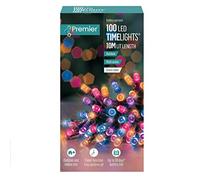 Premier Decorations 100 Multi-Action Battery Operated LED String Lights, in Multicolor, Size 10.2m, Plastic | Charlies