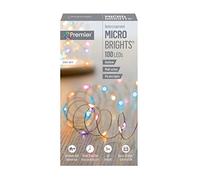 Premier 100 Micro Bright Multi Action Pin Wire Rainbow LED Lights