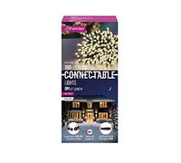 100 LED 8m Premier Christmas Connectable Outdoor Static Lights in Warm White