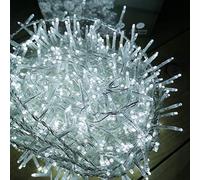 Multi-Action 1000 White Treebrights Led String Lights With Timer Function Clear Cable