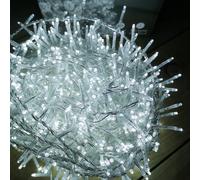 Premier 1000 LED 25m TreeBrights Christmas Lights Cool White Clear Cable