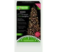 Samuel Alexander 1000 LED 25m Indoor Outdoor Christmas Multi Function Mains Operated String Lights with Timer in in Warm White