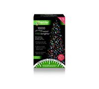 Premier 1500 LED Multi Action Treebrights Lights with Timer White on Green Cable