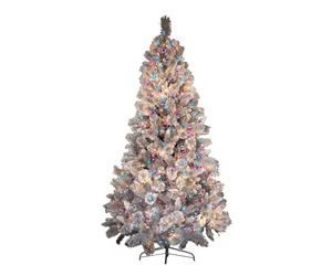 Premier 1500 Rainbow LED TreeBrights with Timer - Indoor Outdoor Multi Action Christmas Tree String Lights - 37.5m Lit Length for Up to 8ft Trees