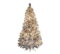 Premier 1500 Warm White LED TreeBrights with Timer - Indoor Outdoor Multi Action Christmas Tree String Lights - 37.5m Lit Length for Up to 8ft Trees