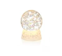 Premier 15cm Snowflake Water Spinner Snow Globe - Light Up Let It Snow Decoration with Warm White LED - Battery Operated Christmas Ornament