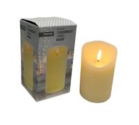 Premier Decorations Flickerbright Textured Candles with Timer, Size M 18cm | Charlies