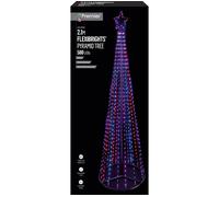 PREMIER 2.1 m FlexiBrights Pyramid Tree - Multicolour