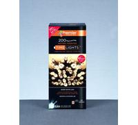 Premier 200 LED Multi Action Battery TIMELIGHTS 20M Lit Length Christmas Lights