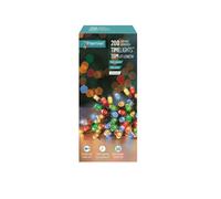 Premier 200 LED Xmas Lights 20M Battery Operated Timer Multicoloured [EEK: A+]