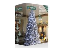 Premier 2000 LED TreeBrights Multi-Action Timer 50M - White Clear Cable