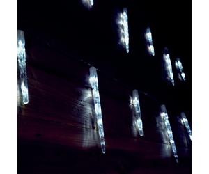 Premier 24 Icicle Lights With 72 Cool White LEDS - 6.9m