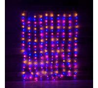 Premier 240 LED 2m x1.5m Flexibright Curtain Christmas Lights in Rainbow