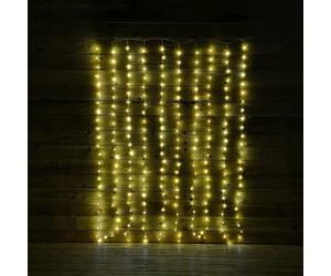Premier 240 LED 2m x1.5m Flexibright Curtain Christmas Lights in Warm White