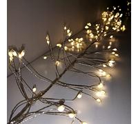 Premier 288 LED 1.8m Christmas Outdoor 8 Function Garland Wire Lights in Warm White