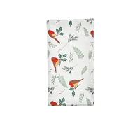 Premier 2m Robin Christmas Table Runner - Reversible Cotton Festive Dining Table Linen with Traditional Robin & Winter Foliage Print - Long Xmas Table Decoration for Seasonal Entertaining