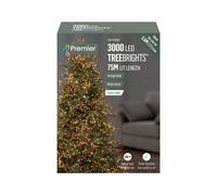 Premier - 3000 LED Multi Action Treebrights With Timer - Vintage Gold/Green