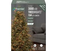 Premier - 3000 Led Multi Action Treebrights With Timer - Vintage Gold/green