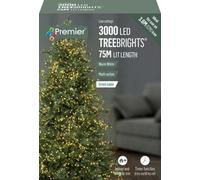 Premier - 3000 Led Multi Action Treebrights With Timer - White/green