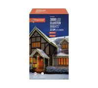 Premier 3000 LED Multi Action Cluster Lights With Timer Warm White - LV203073WW