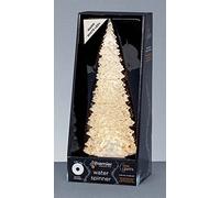 Premier 30cm Warm White Light up LED Water Spinner Christmas Tree