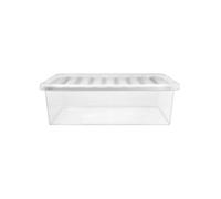 Premier 32L Storage Box & Lid Clear (34mm X 40mm X 59mm)