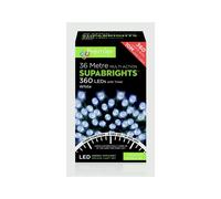 360 LED (28.7m) Premier Supabright LED Christmas Lights with Timer - Cool White