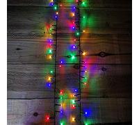 Premier 37.2m Multi Action 3000 Multi Coloured LED Cluster Christmas Lights with Timer